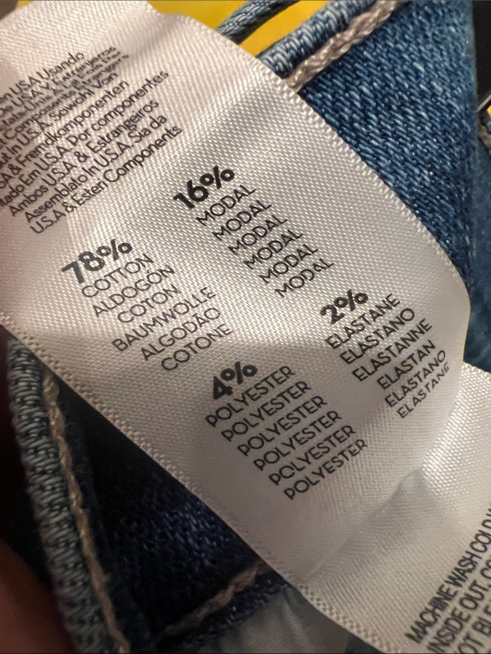 MOTHER The Tripper Ankle Work Hard Play Hard Light Blue Jeans Size 33 - Picture 11 of 12